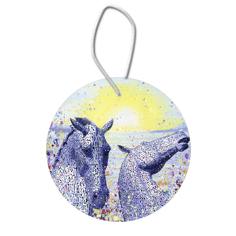 The Kelpies Ceramic Hanging Pendant